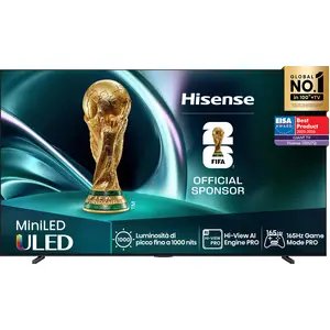 Hisense 100U7QTUK, 2,54 m (100"), 3840 x 2160 Pixel, ULED, Smart-TV, W...