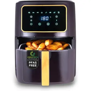 BERGNER CHARCOAL - PFAS-Freie Heißluftfritteuse 1800W 6.9L - 8 Kochpro... günstig