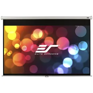 Elite Screens Manual (120", 16:9), Leinwand, Weiss