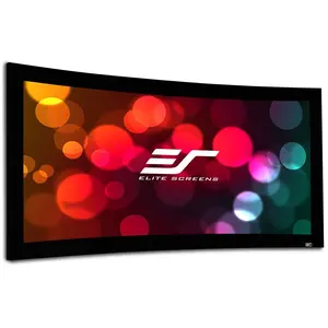 Elite Screens Lunette Curved (166", 21:9), Leinwand, Schwarz