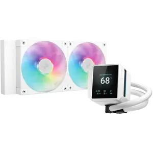 Deepcool Mystique 240 ARGB, CPU Wasserkühler, Weiss