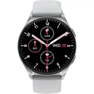 Blackview X20 Smartwatch für Damen und Herren in Silber - 1,43 Zoll AMOLED Fitnesstracker mit Herzfrequenz & SpO2 Messung, Wetter günstig