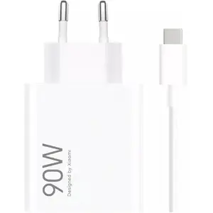Xiaomi HyperCharge 90W USB A Ladegerät mit USB C Kabel Weiß