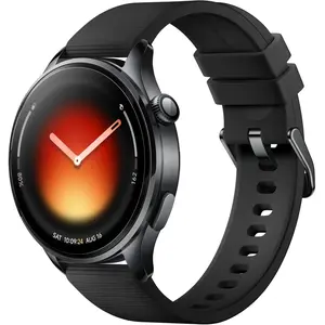 XIAOMI Watch 5 Schwarze Smartwatch mit schwarzem Armband