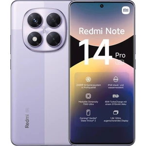 REDMI Smartphone: Redmi Note 14 Pro 5G 8GB-256GB im eleganten Lotus Purple für ultraschnelle Leistung und großzügigen Speicher.