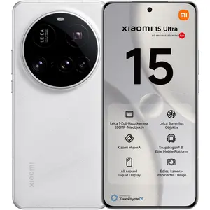Xiaomi 15 Ultra (512 GB, White, 6.73", Dual SIM, 5G), Smartphone, Weiss
