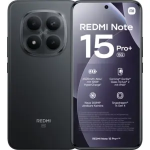 Xiaomi Redmi Note 15 Pro+ 256GB Schwarz 5G