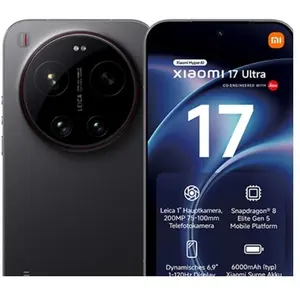 Xiaomi 17 Ultra 5G Dual-SIM 16 GB RAM 512 GB   Schwarz (512 GB, Black, Dual SIM, 5G), Smartphone, Schwarz