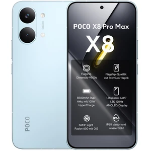 Xiaomi Poco X8 Pro Max Blue MediaTek Dimensity - Mobiltelefon - 256 GB