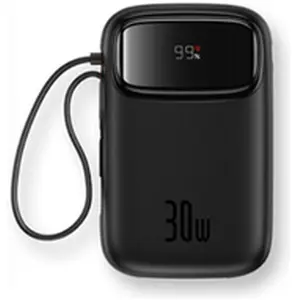 Baseus Powerbank QPow 2 10000mAh 30W 2xUSB-C (black) (10000 mAh, 30 W, 37 Wh), Powerbank, Schwarz günstig