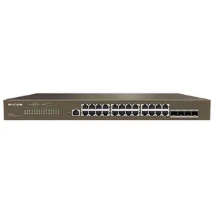 Jovision IP-COM 24-KANAL SWITCH (24 Ports), Netzwerk Switch, Grau