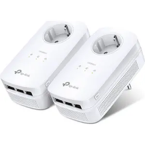 TP-LINK AV1200-Gigabit-Powerline-Adapter KIT mit Frontsteckdose und 3 ...