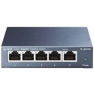 TP-LINK TL-SG105 5-Port 10/100/1000Mbit/s Unmanaged Desktop Switch