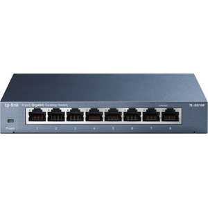 TP-LINK TL-SG108 8-Port 10/100/1000Mbit/s Desktop Switch