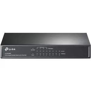TP-Link TL-SG1008P Unmanaged Switch [8x Gigabit Ethernet, 4x PoE, 55W]