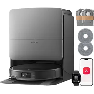 Roborock Saros 20 Set Saugroboter mit Wischfunktion, 36,000 Pa(Upgrade...