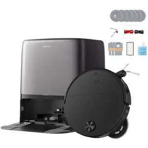 Roborock Saros 20 Neo Set Saugroboter mit Wischfunktion, 36.000 Pa Sau...