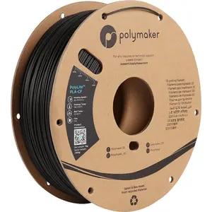 Polymaker PA10001 3D-Druckmaterial Polyacticsäure (PLA) Schwarz 1 kg (...