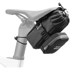 ROCKBROS Fahrrad Satteltasche mit Flaschenhalter und 0,3L Mini Tragbare Fahrradsatteltasche - Schwarz günstig