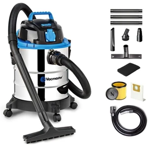 Vacmaster Nass-Trockensauger 1250W 20L, Staubsauger mit Blasfunktion