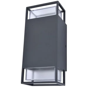 LUTEC RIDGE, Oberfläche, Rechteck, 2 Glühbirne(n), GU10, IP54, Grau