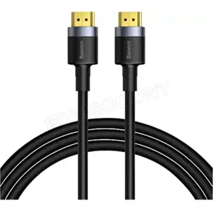 Baseus Cafule 4K HDMI-Stecker auf HDMI-Stecker Adapter Kabel (1 m, schwarz) für Ultra HD Auflösung, kompatibel mit TV, Monitor und mehr günstig