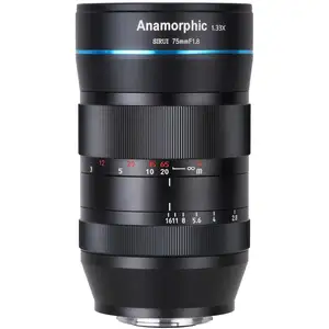 SIRUI SR75 75mm f1.8 Anamorphes APS-C Objektiv 1.33x - for diverse Kam...