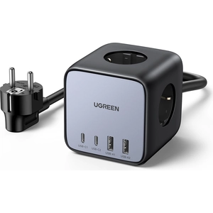 Ugreen DigiNest Cube Steckdosenleiste (3 AC-Steckdosen + 65W 2A2C)