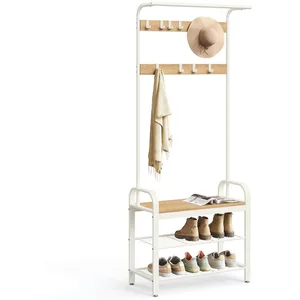 VASAGLE Garderobenständer Garderobe, mit Schuhbank, Kleiderstange und ... günstig