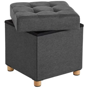 SONGMICS Sitzhocker mit Stauraum, 38 x 38 x 40 cm, für Wohnzimmer Schl... günstig