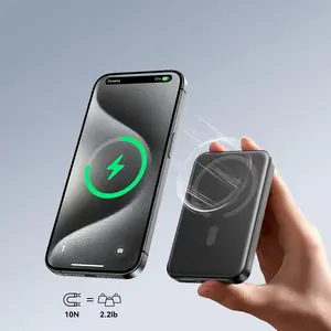 JOYROOM JR-W020 Mini, 5000 mAh, Lithium-Ion (Li-Ion), Quick Charge 2.0, Kabelloses Aufladen, 20 W, Schwarz günstig
