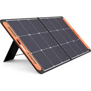 Jackery SolarSaga 100 100W Faltbares Solarpanel Mobile Solaranlage für Powerstation Solarspeicher Solargenerator, 2xUSB-Ausgänge für direkten Aufladen
