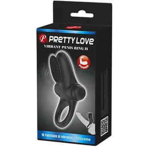 Pretty Love Vibrant Penis Ring 2 schwarz 1 ct