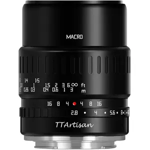 TTArtisan Festbrennweite 40 mm F/2.8 (Nikon Z, APS-C / DX), Objektiv, Schwarz
