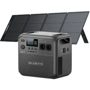 BLUETTI Solargenerator Elite 200 V2 mit 200-W-Solarpanel, tragbare Not...