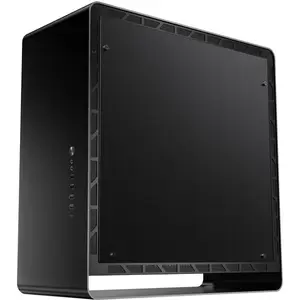 Jonsbo UMX6 (ATX, E-ATX, mATX, Mini-ITX), PC Gehäuse, Schwarz
