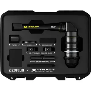 Dzofilm X-TRACT 18-28mm T.8 FF 360° Probe Macro Zoom Lens (L-Mount, Vollformat), Objektiv, Schwarz