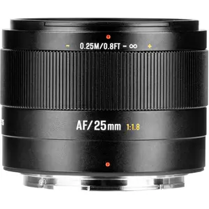 7artisans AF 25 mm f/1,8   Nikon Z-Mount   APS-C (Nikon Z, APS-C / DX), Objektiv, Schwarz