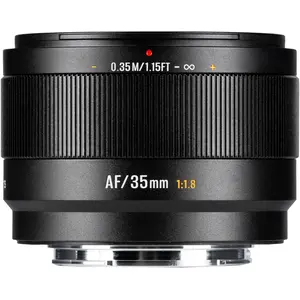 7artisans AF35mm F1.8 Fuji (FX Mount) APS-C (Fujifilm X, APS-C / DX), Objektiv, Schwarz