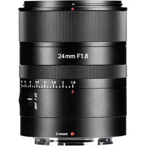 7artisans AF24mm F1.8 Nikon (Z Mount) (Nikon Z, Vollformat), Objektiv, Schwarz