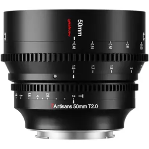 7artisans Spectrum 50mm T2.0 Nikon Z (Nikon Z, Vollformat), Objektiv, Schwarz