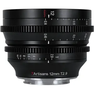 7artisans Vision Series 12mm f/2.9 Sony E (Sony E, APS-C / DX), Objektiv, Schwarz