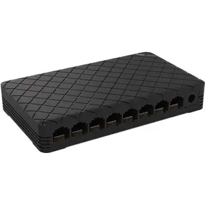 Ruijie SWITCH REYEE RG-ES08G 5-PORT 10/100 MBPS DESKTOP SWITCH (8 Ports), Netzwerk Switch, Schwarz