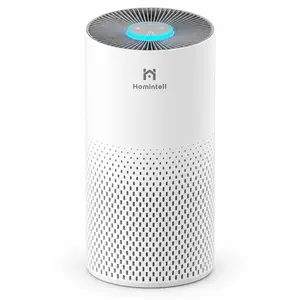 Homintell Luftreiniger für Zuhause: HEPA & Aktivkohlefilter, 150 m³/h ...