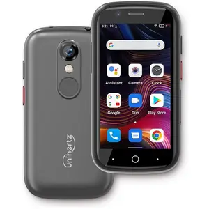 Unihertz Jelly 2E (64 GB, Silver, 3", Hybrid Dual SIM, 4G), Smartphone, Silber, Grau