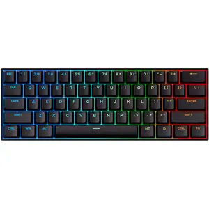 Mchose Ace60-6A (US, Kabelgebunden), Tastatur, Schwarz