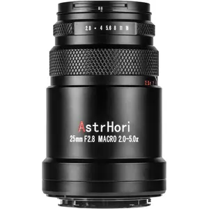AstrHori 25mm f/2,8 2-5X für Nikon Z (Vollformat) (Nikon Z, Vollformat), Objektiv, Schwarz