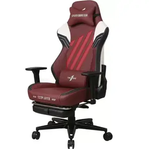 1stplayer Duke-Fr-Bkwhre, Gaming Stuhl, Weiss, Rot, Schwarz