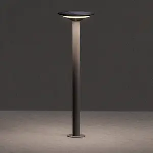 KLEWE LED-Solar-Wegelampe Keope, anthrazit, Höhe 80 cm, IP65
