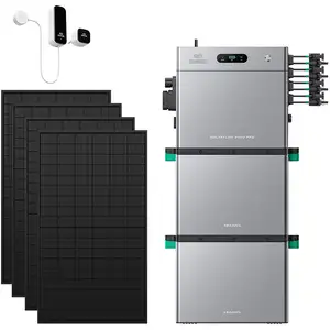 Zendure SolarFlow 2400 Pro | Model (Deutschland -0% MwSt.): SolarFlow 2400 Pro + Smart Meter D0 (2.4 kWh) | Batterieanzahl (je 2.88 kWh): 2*AB3000L (5.76 kWh) | Solarmodule: 4*450W Bifaziale (2340Wp Max)